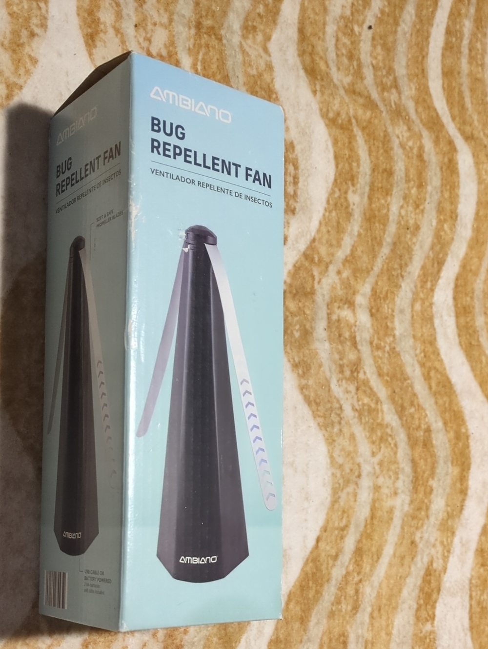 Ambiano Bug Repellent Fan - Black